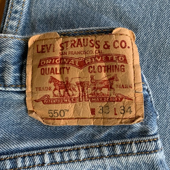 Levi’s vintage 550, 33x34 - Picture 5 of 10